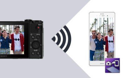 SONY Cyber-shot DSC-HX90V - synchronisation avec le smartphone