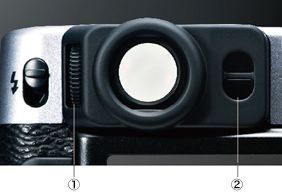 FUJIFILM X20 - molette de réglage dioptrique