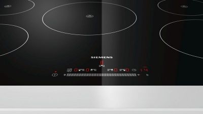 SIEMENS EH801FM17E - bandeau de commande touchslider : réglez la température sans bouton ni touche.