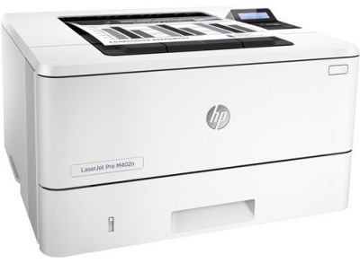 HP LaserJet Pro M402n - take control of printing and save energy.  use a suite of basic features to easily manage this energy-efficient printer.  designed to fit into your office space and adapt perfectly to your work style.