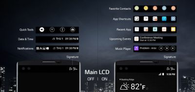 LG V10 - deuxiÈme Écran