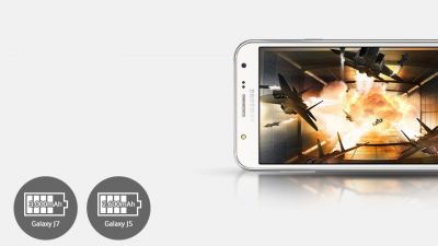 Samsung J500F Galaxy J5 Duos Double SIM - une plus grande autonomie