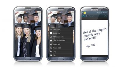 Samsung Galaxy Note II - photo note