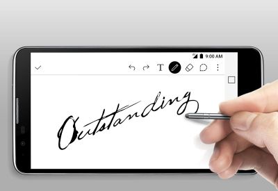 LG Stylus 2 - stylet mode calligraphie