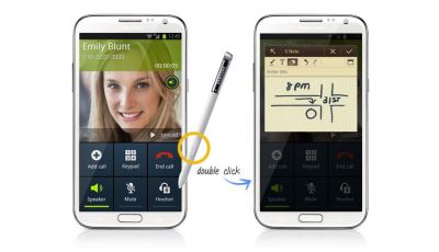Samsung Galaxy Note II - une fonctionalité popup, pour un usage multitâche