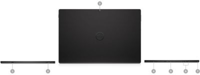 DELL Latitude 7275 - ports et emplacements