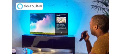PHILIPS 55OLED754 - alexa intégrée : votre voix est votre télécommande.