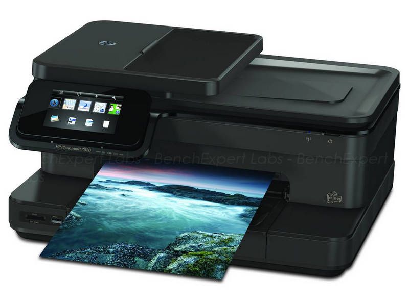 HP Photosmart 7520 Imprimante jet d'encre Multifonction 4 en 1 Noir