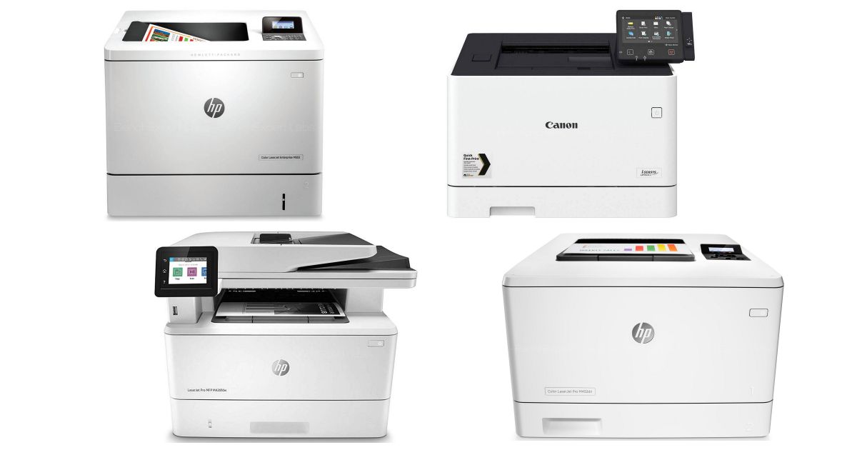 Comparatif HP Color LaserJet Enterprise M553n vs BROTHER HL1212W vs HP
