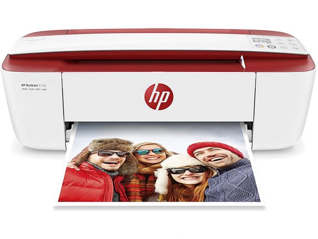 SOLDES 2024 : Imprimante HP DeskJet 3750 - Blanche et bleu - Eligible  Instant Ink - 2 mois d'essai offerts inclus* pas cher