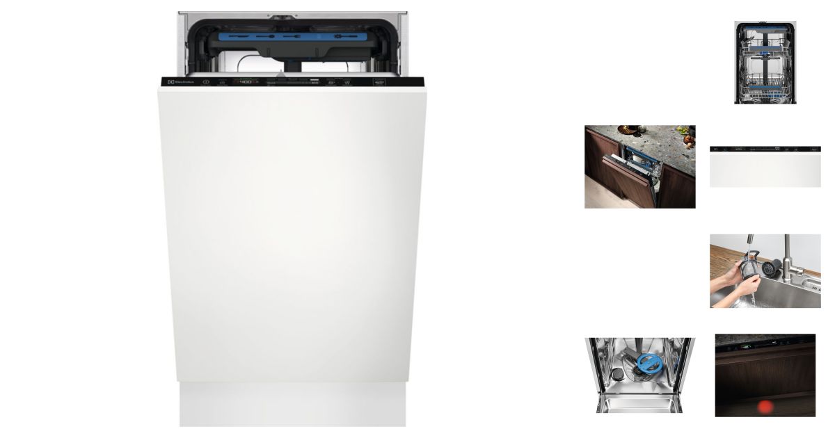 Lave vaisselle 45cm Full Intégrable 10 couverts ELECTROLUX EEM43200L - Oskab