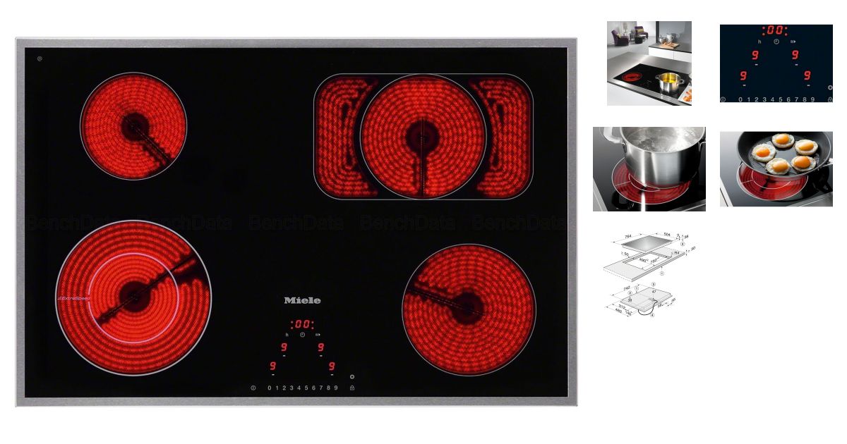 MIELE KM 6212 Plaques de cuisson