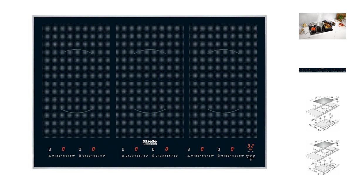 MIELE KM 63661 Plaques de cuisson