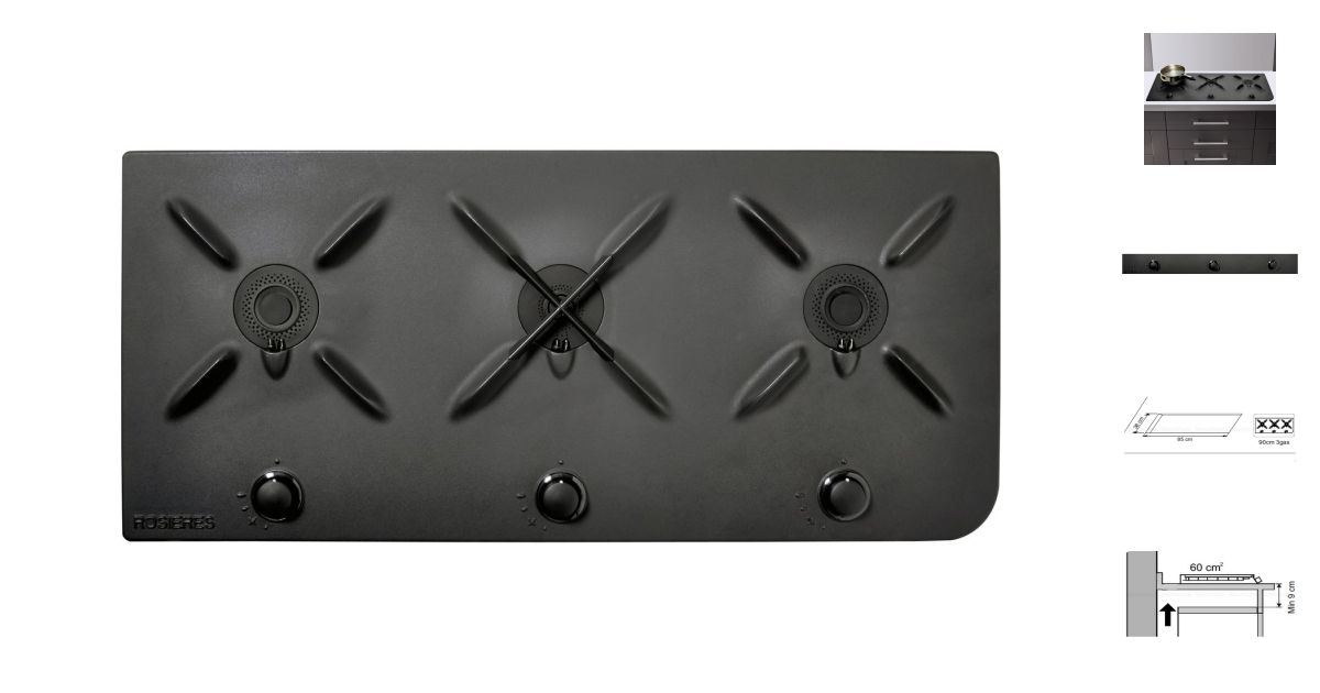 ROSIERES RF 9 Plaques de cuisson