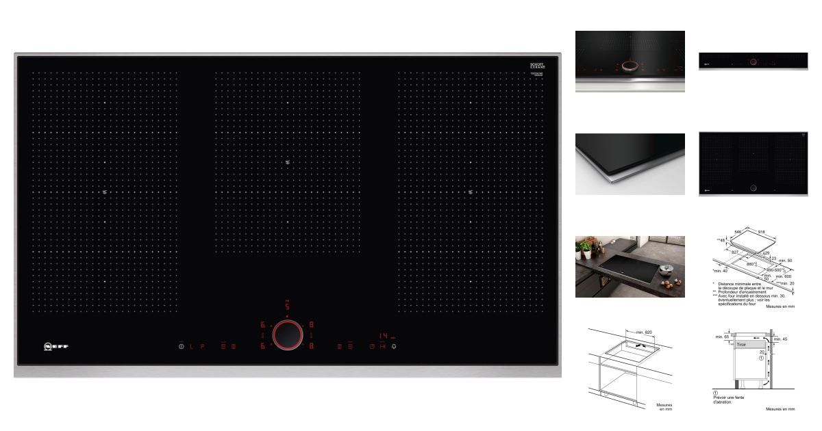 NEFF T 59TS61 N0 Plaques de cuisson