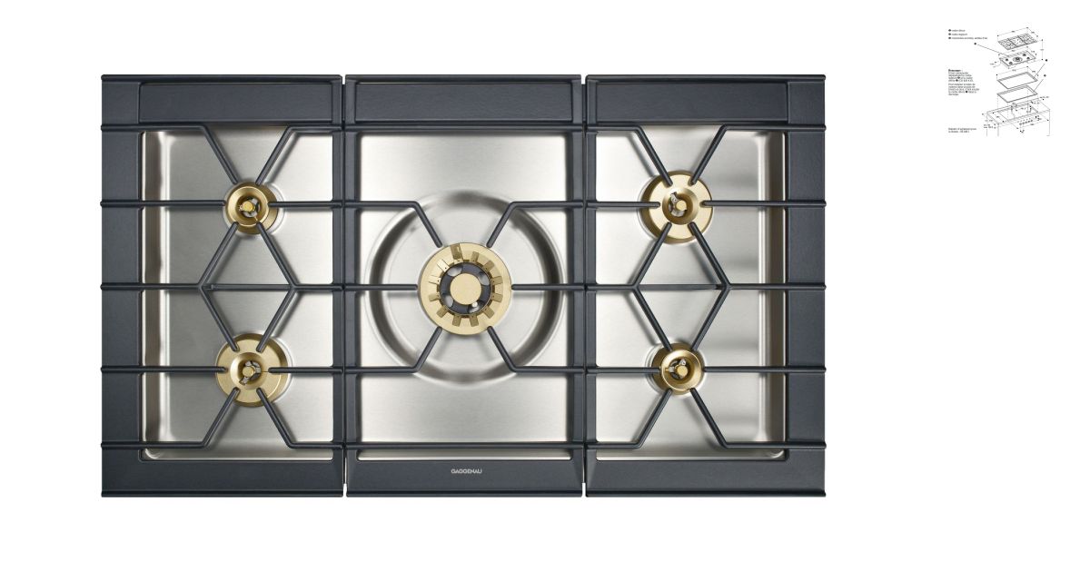 GAGGENAU CG492110F Plaques de cuisson