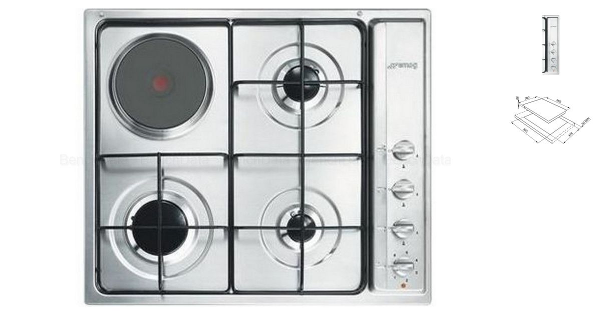 SMEG S63S Plaques de cuisson