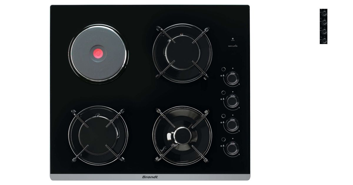 BRANDT BPG6413BM Plaques de cuisson