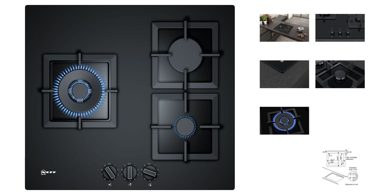 NEFF T26CS12S0 Plaques de cuisson