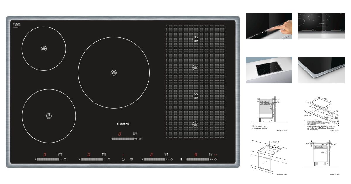 SIEMENS EH845SP17E Plaques de cuisson