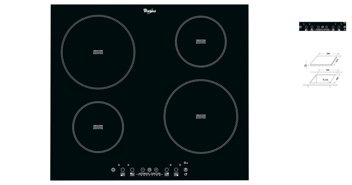 WHIRLPOOL ACM 804/NE Plaques de cuisson