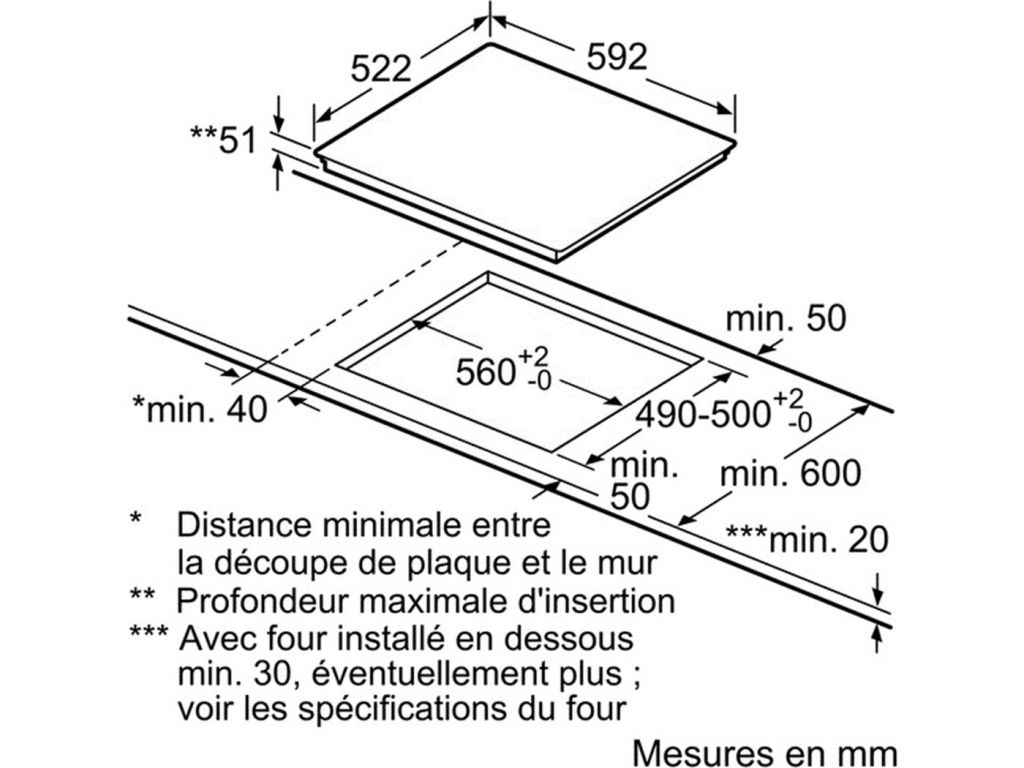 BOSCH PIL611B18E - Fiche technique, prix et avis