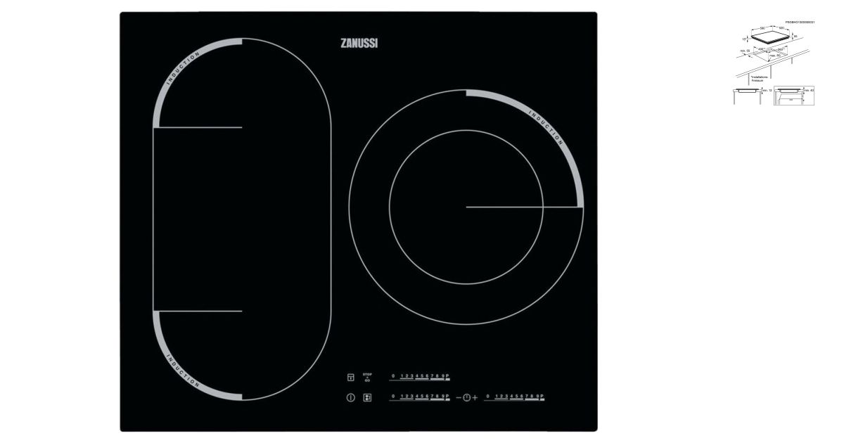 ZANUSSI ZEM6732FBA Plaques de cuisson