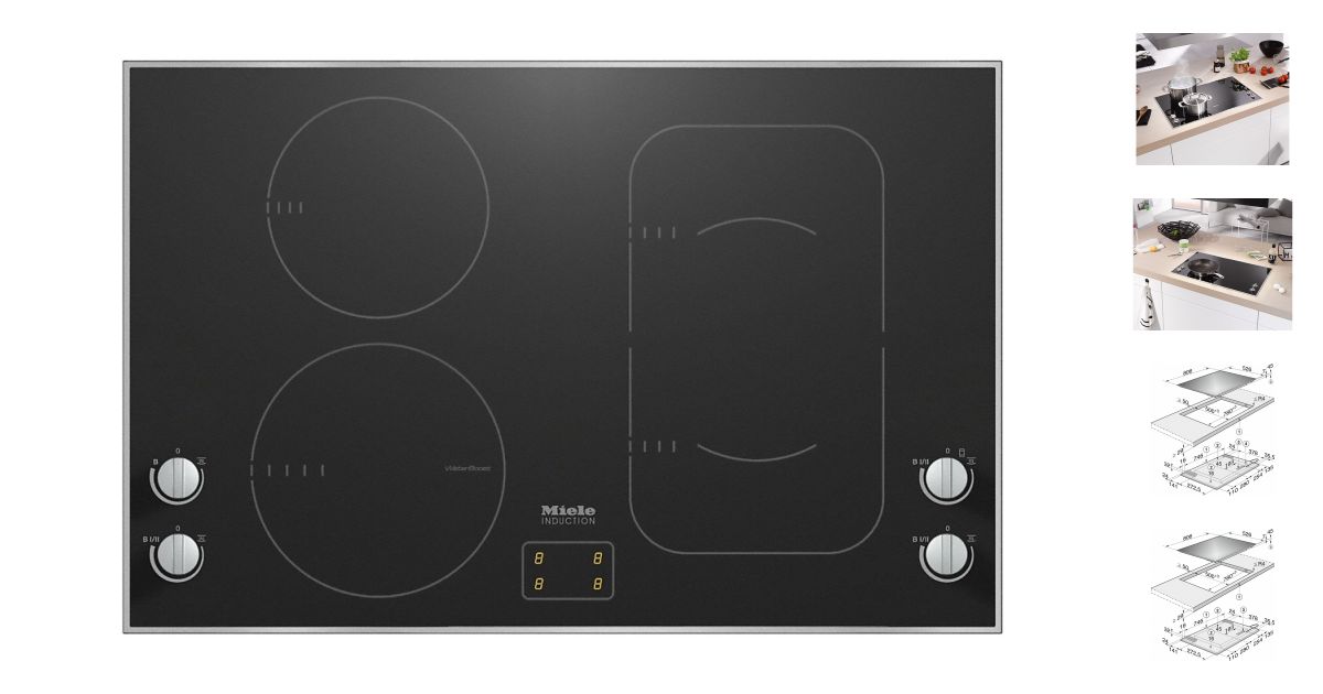 MIELE KM6363 D Plaques de cuisson