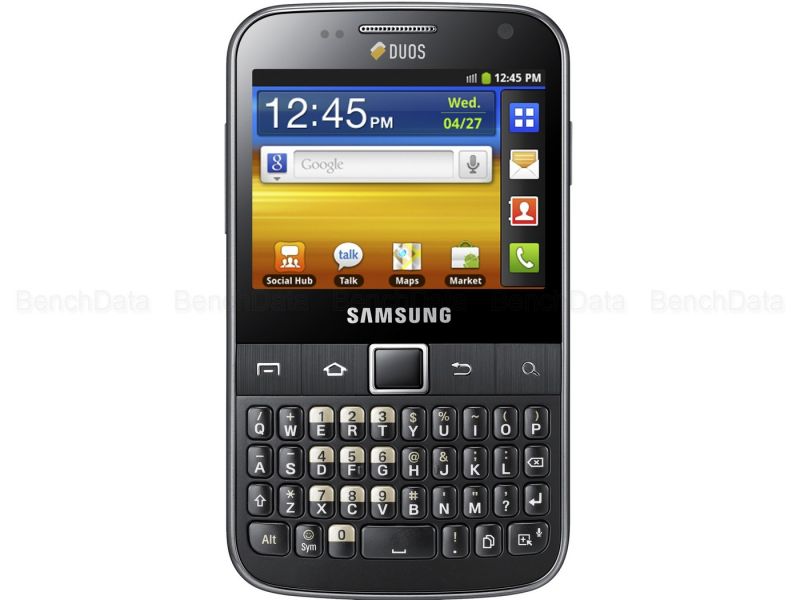 Samsung B5512 Galaxy Y Pro duos, Double SIM