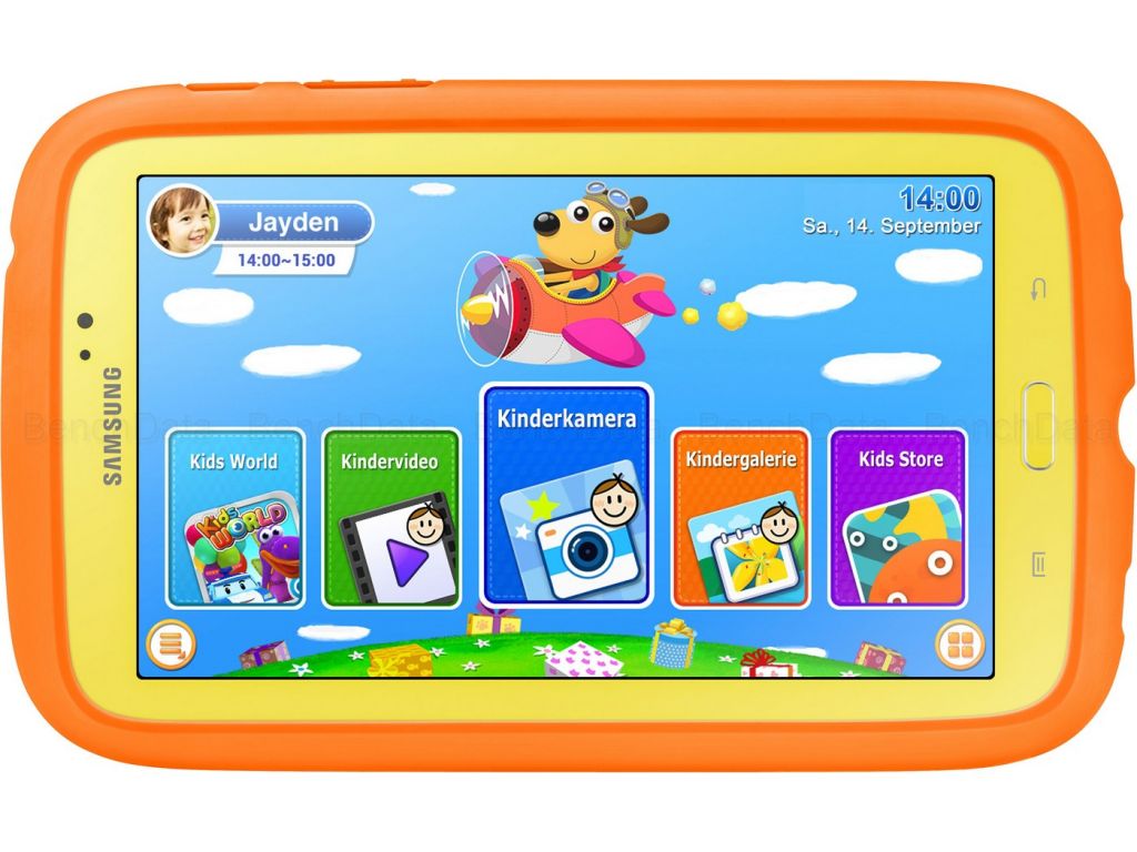 Samsung Galaxy Tab 3 Kids - Tablette - Android 4.1.2 (Jelly Bean) - 8 Go -  7 TFT (1024 x 600) - Logement microSD - jaune - Tablette tactile - Achat &  prix